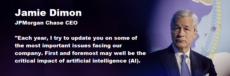 JPMorgan CEO letter to shareholders: „By the end of 2024, we aim to have 70% of applications and 75% of data moved to the public or private cloud”